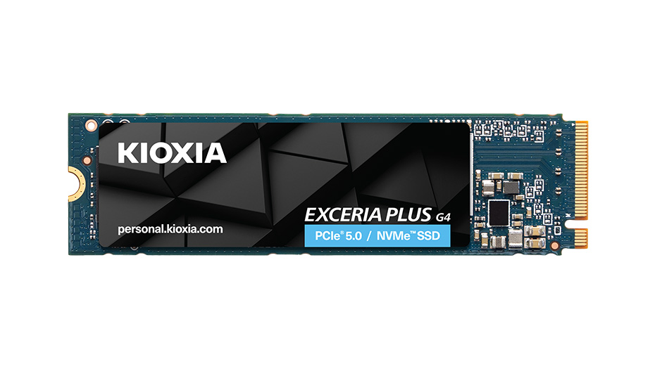 KIOXIA EXCERIA PLUS G4 1TB M.2-2280 PCIe Gen5 x4 NVMe Internal SSD