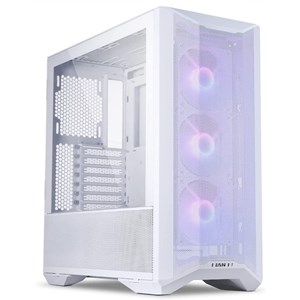 Lian Li Lancool II Mesh RGB Type-C Snow Edition Mid Tower Case, White, Tempered Glass, 3x ARGB Fans
