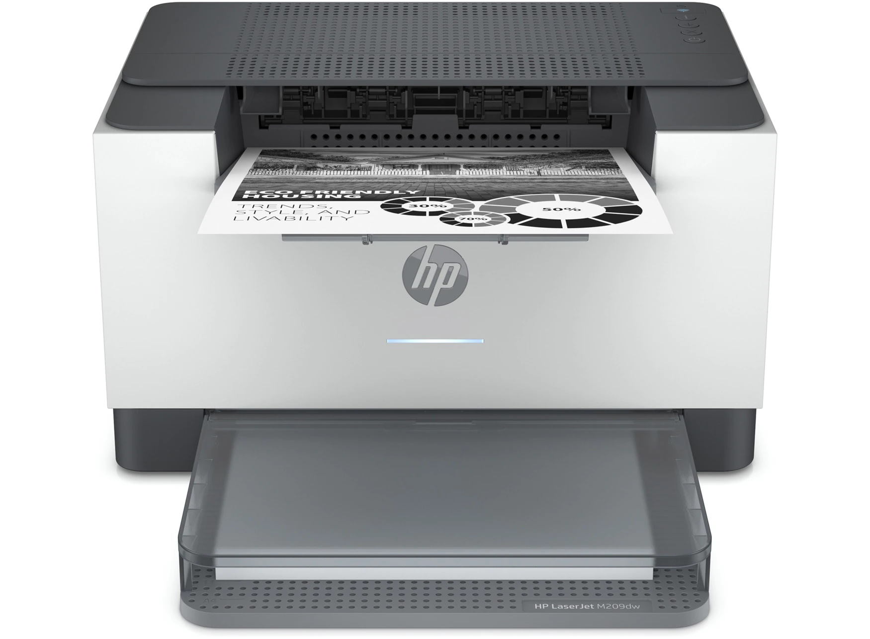 Hp Black/White Laserjet M209dw And Wireless Printer Small