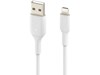 Belkin Lightning to USB-A 3M Cable - White