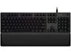 Logitech G513 LIGHTSYNC RGB Mechanical Gaming Keyboard with GX Brown Switches