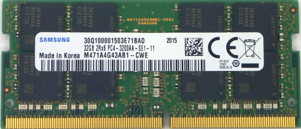 Samsung 32GB SO-DIMM DDR4-2666 メモリー 未開封品 Samsung 32GB DDR4 2666MHz RAM Memory Module for Laptop
