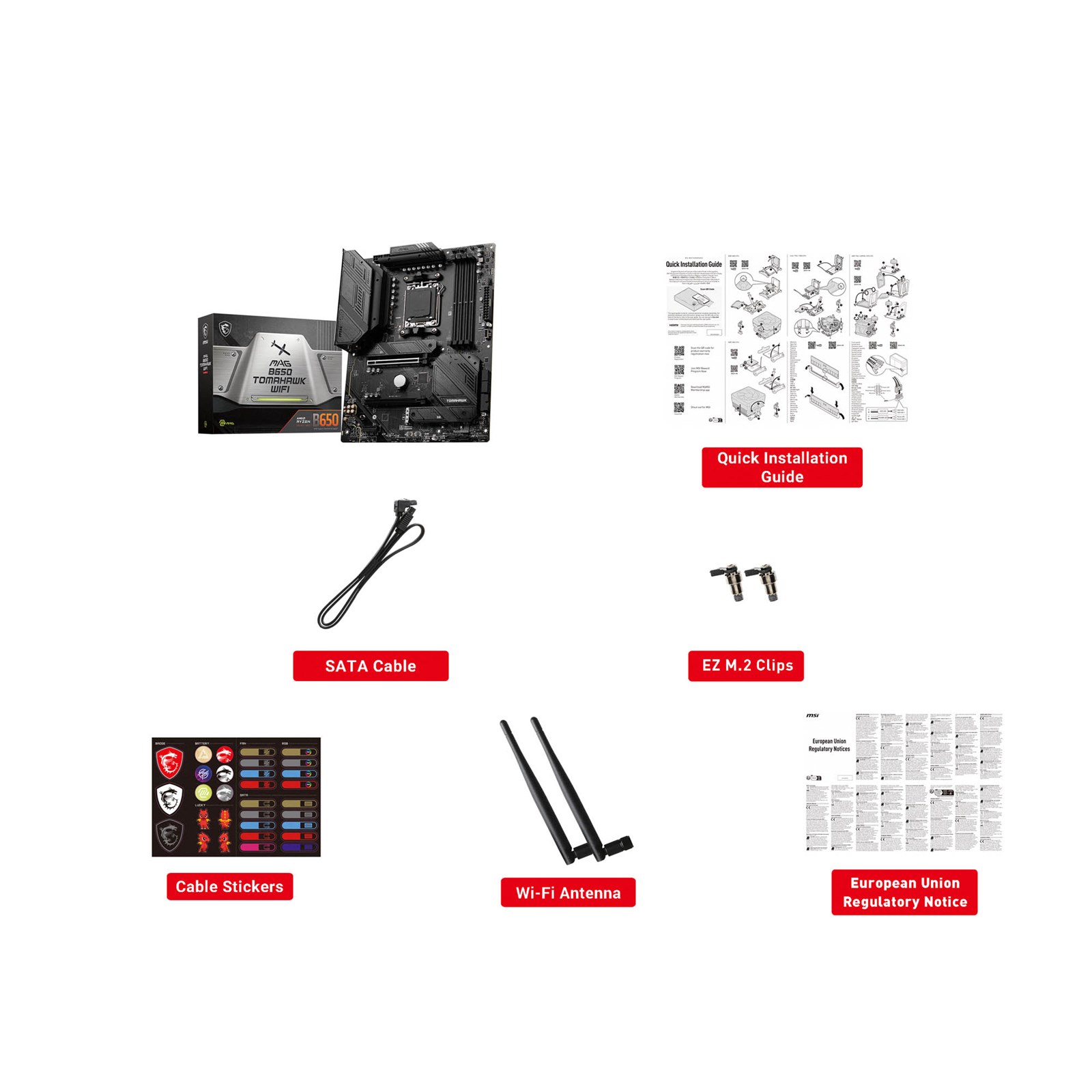 MSI MAG B650 TOMAHAWK WIFI ATX AM5 visual data 3