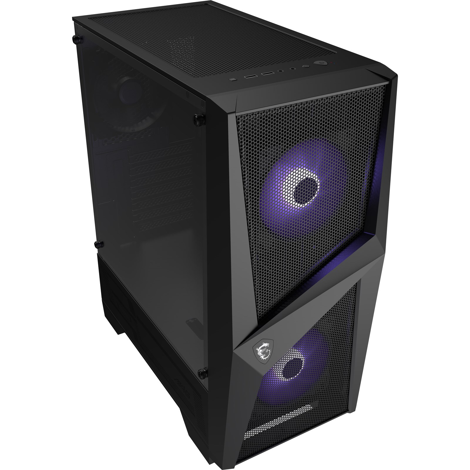 MSI MAG FORGE 100M Mid Tower Gaming Case - 306-7G03M11-809