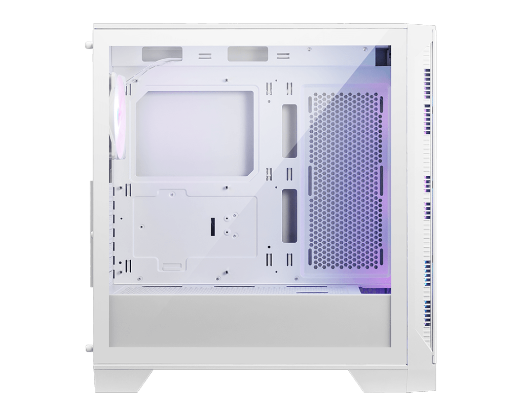MSI MAG FORGE 320R AIRFLOW WHITE Mid Tower Gaming Case - White