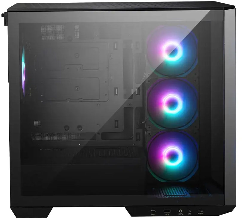 MSI MAG PANO M100R PZ ATX Gaming Case in Black - CCL Computers
