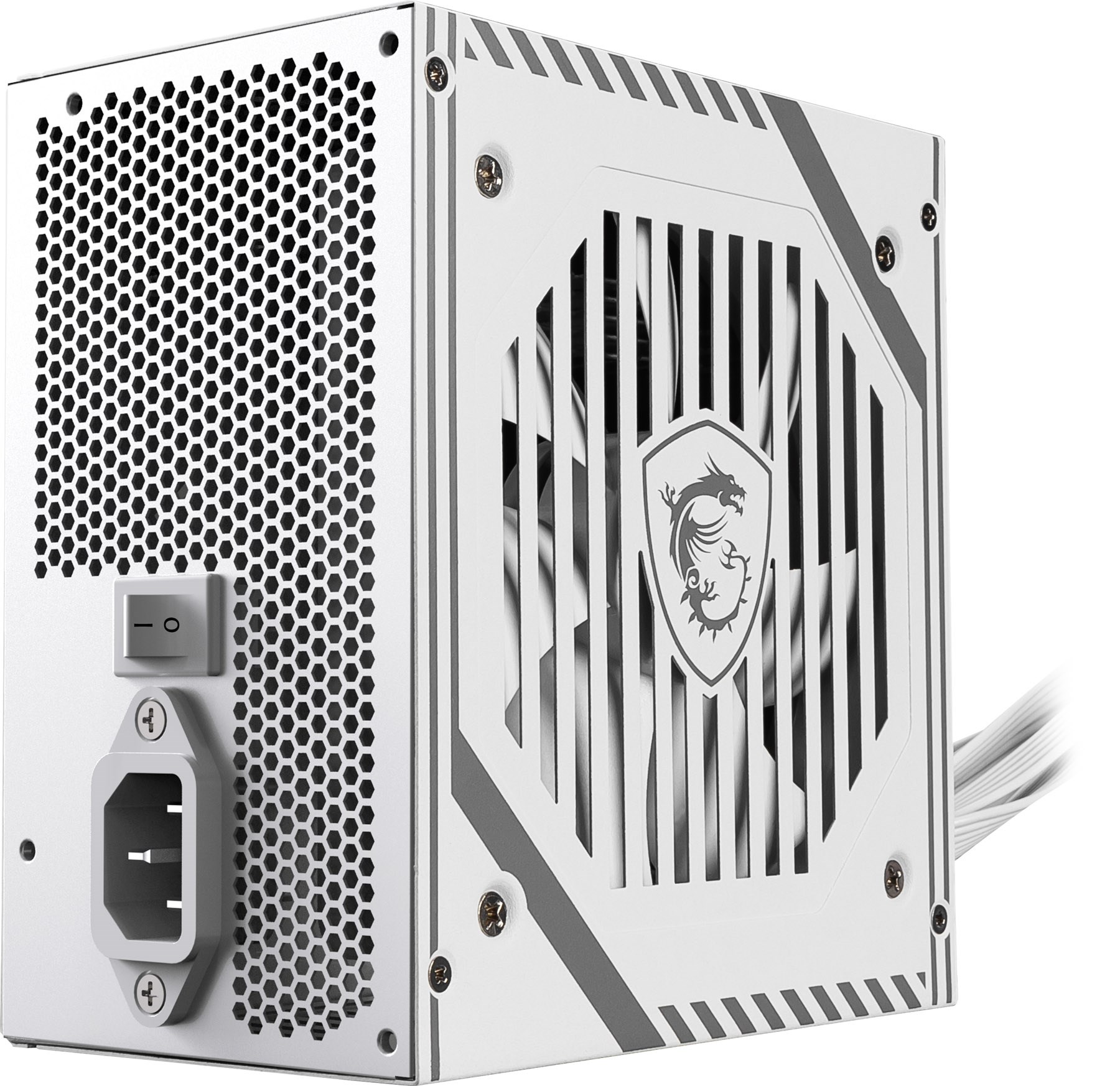 650W MSI MAG A650BNL WHITE 80 Plus Bronze PSU - MAG A650BNL WHITE