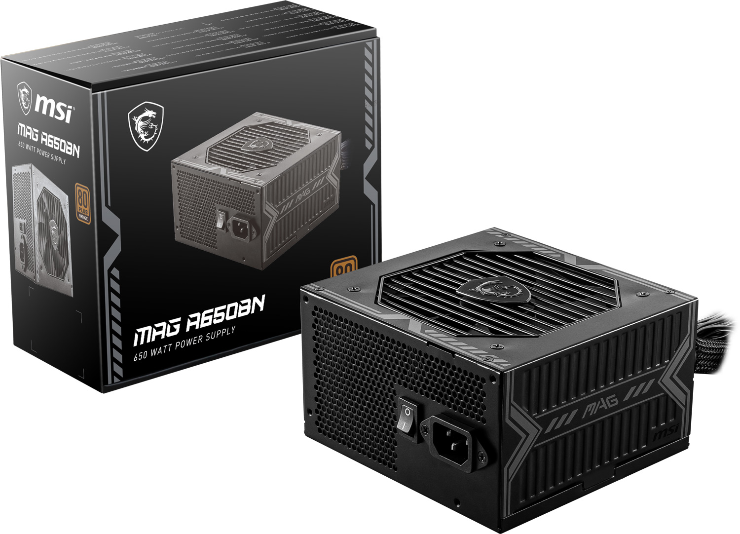 MSI MAG A650BN 650W 80+ Bronze PSU - MAG A650BN | CCL 