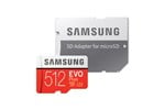 Samsung 512GB EVO Plus (2020) microSDXC Memory Card with SD Adapter, Grade 3, Class 10
