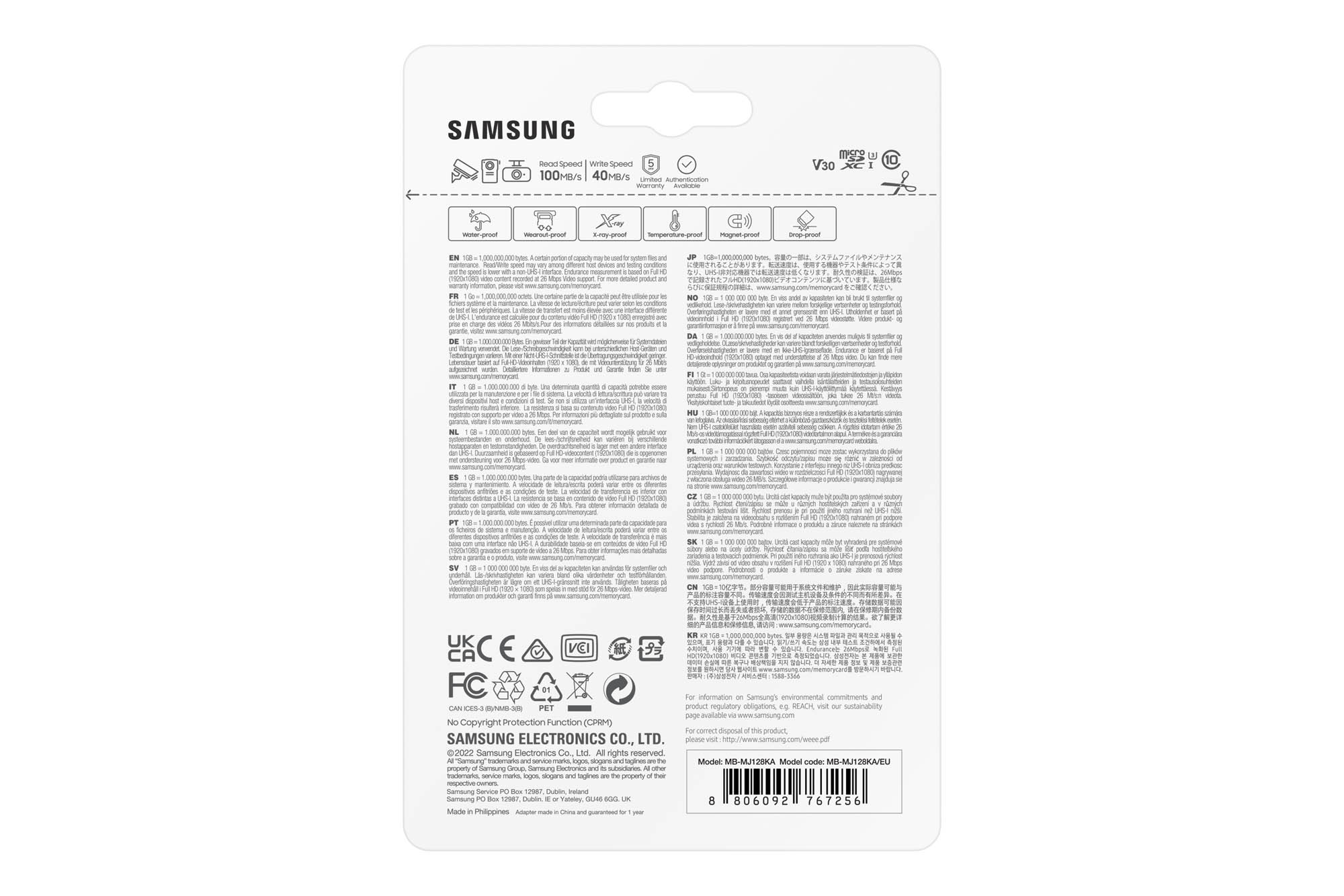 samsung sd card pro endurance