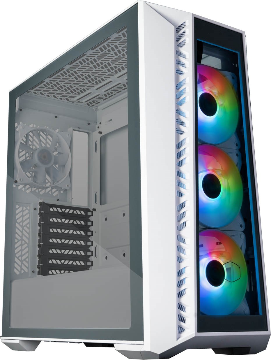 Cooler Master MasterBox 520 Mid Tower Gaming Case - White