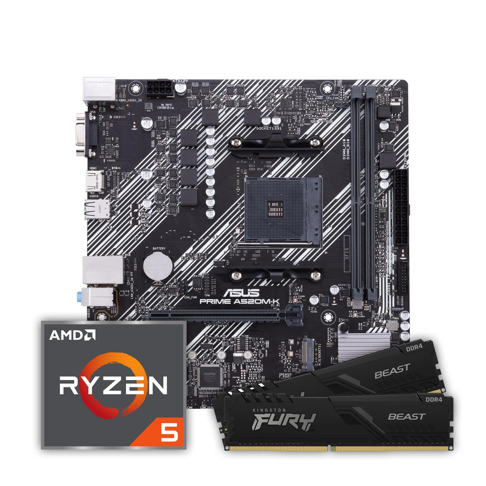 CCL AMD Ryzen 5 4600G Pre built Bundle CCL MBB HMA 46G1 CCL