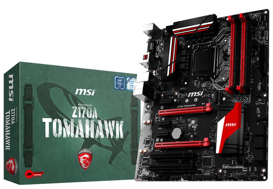 MSI Z170A TOMAHAWK Motherboard 6th Gen Core i3/i5/i7/Pentium/Celeron Socket LGA1151 Z170 ATX