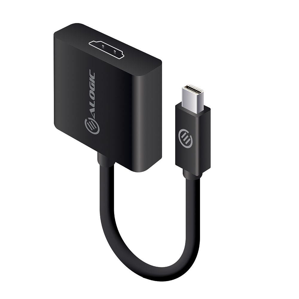 Photos - Cable (video, audio, USB) ALOGIC 20cm Male Mini DisplayPort 1.2 to Female HDMI Active Adapter MDP-HD 