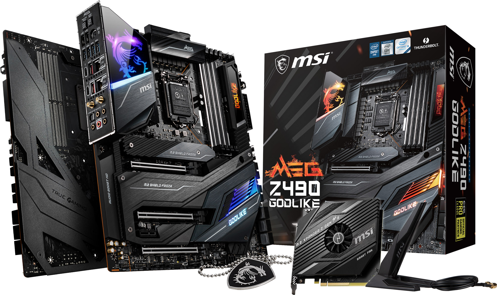 Msi Meg Z490 Godlike Intel Socket 1200 Motherboard - Meg Z490 Godlike Ccl Computers