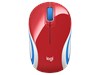 Logitech M187 Wireless Mini Mouse (Red)