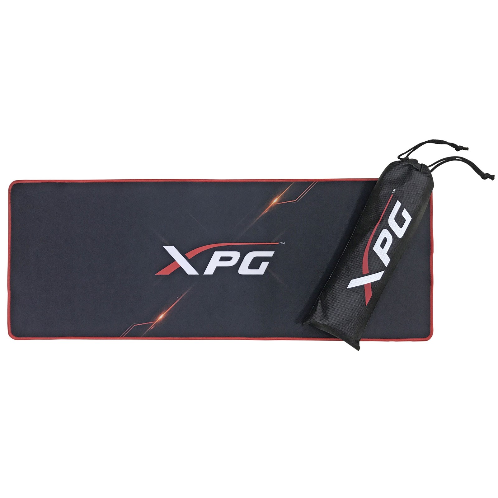 ADATA XPG Extra Long Fabric Mouse Pad with Red Trim XPG FABRIC