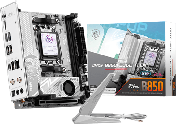 MSI MPG B850I EDGE TI WIFI AMD Socket AM5 ITX Motherboard - CCL