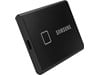Samsung PORTABLE SSD T7 Touch 2TB USB 3.2 Gen2 External Solid State Drive in Black