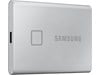 Samsung PORTABLE SSD T7 Touch 500GB Mobile External Solid State Drive in Silver