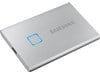 Samsung PORTABLE SSD T7 Touch 2TB USB 3.2 Gen2 External Solid State Drive in Silver
