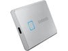 Samsung PORTABLE SSD T7 Touch 2TB USB 3.2 Gen2 External Solid State Drive in Silver