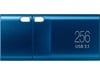 Samsung Type-C 256GB USB 3.1 Type-C Flash Stick Pen Memory Drive - Blue 
