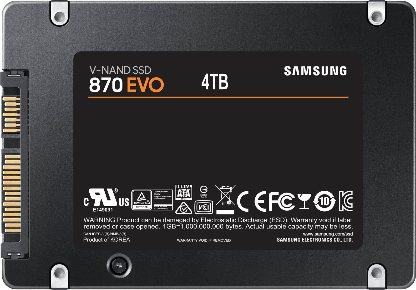 4TB Samsung 870 EVO 2.5