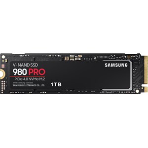 Samsung 980 PRO 1TB M.2 PCIe Gen4 x4 NVMe Internal Solid State Drive