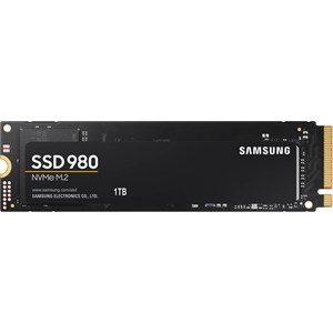 Samsung 980 1TB Internal SSD, M.2 2280, PCIe Gen3 x4 NVMe