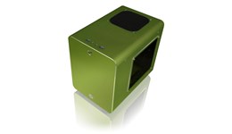 Raijintek Metis Plus ITX Gaming Case - Green USB 3.0