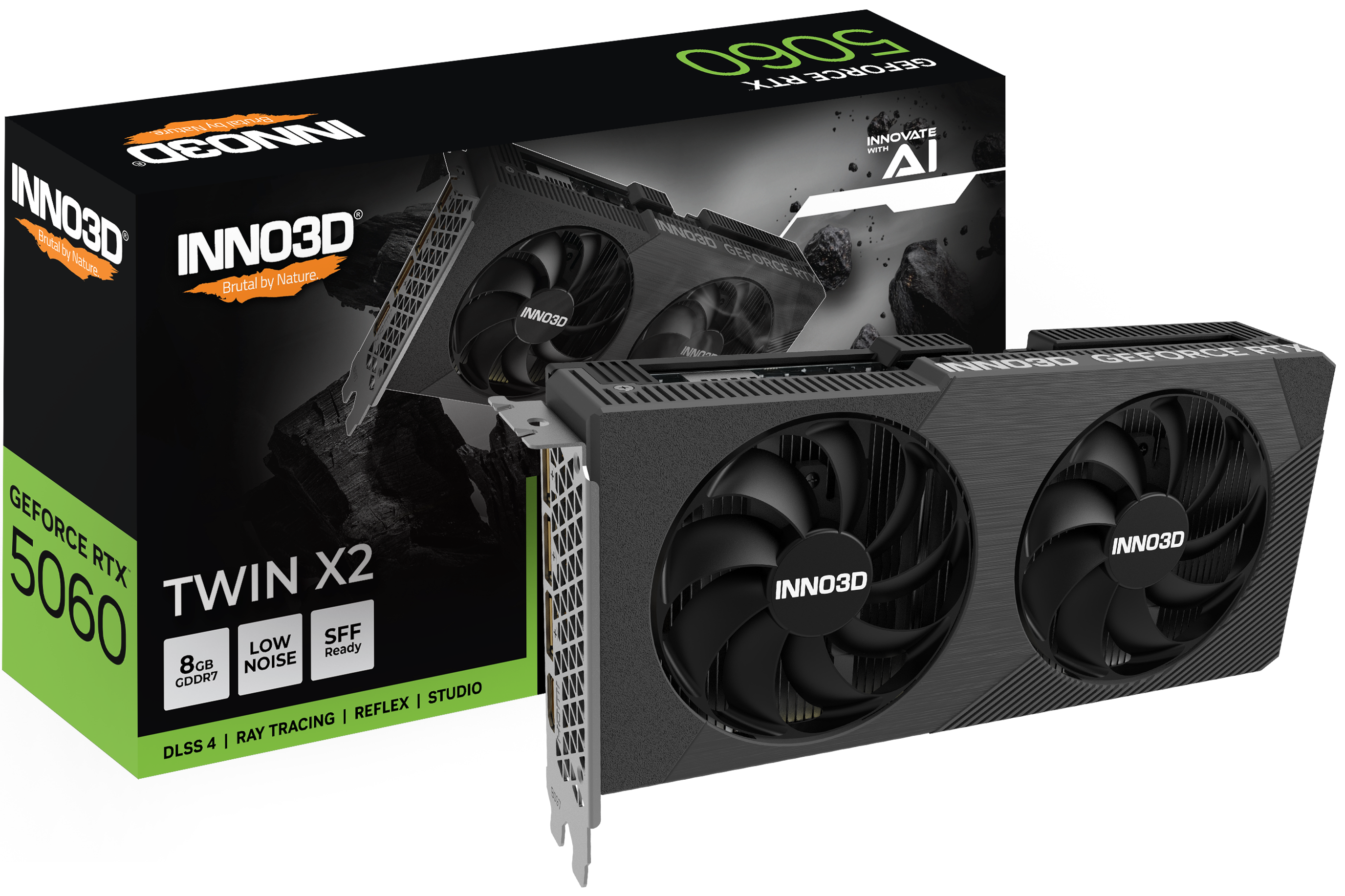INNO3D GeForce RTX 5060 Twin X2 8GB GDDR7 Graphics Card