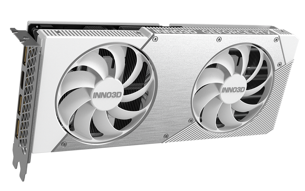 INNO3D GeForce RTX 5060 Ti Twin X2 WHITE OC 8GB GPU - N506T2-08D7X