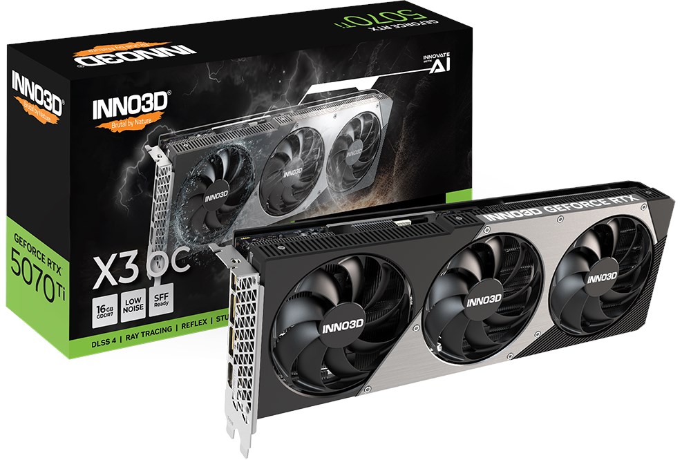 INNO3D GeForce RTX3070ti （ジャンク） Buy Inno3D GeForce RTX 5070 Ti X3 OC GDDR7 16GB [N507T3