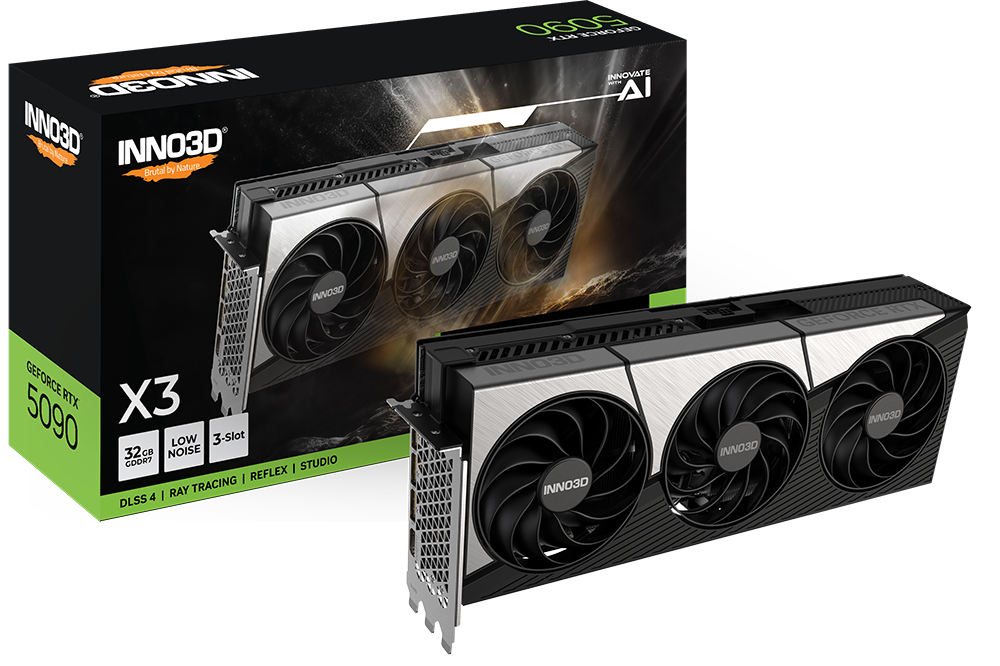 INNO3D GeForce RTX 5090 X3 32GB GDDR7 Graphics Card