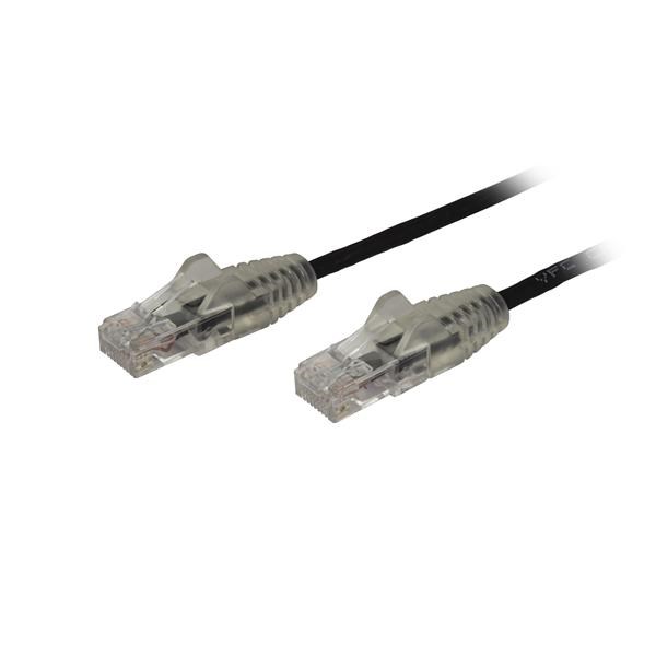 Photos - Ethernet Cable Startech.com 1m CAT6 Patch Cable  N6PAT100CMBKS (Black)