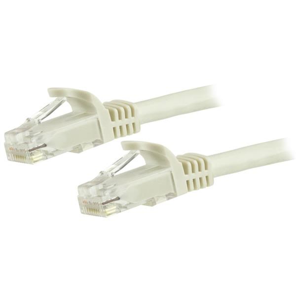 Photos - Ethernet Cable Startech.com 0.5m CAT6 Patch Cable  N6PATC50CMWH (White)