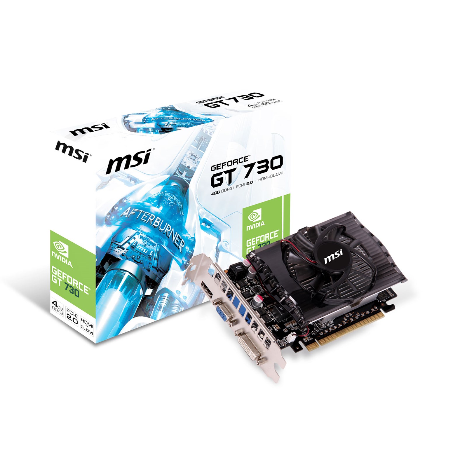 MSI GeForce GT 730 4GB Graphics Card - N730-4GD3 | CCL Computers