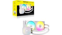 Corsair NAUTILUS 240 RS 240mm ARGB AiO Liquid CPU Cooler in White