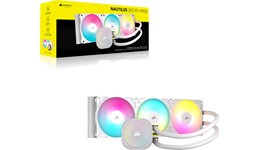 Corsair NAUTILUS 360 RS 360mm ARGB AiO Liquid CPU Cooler in White