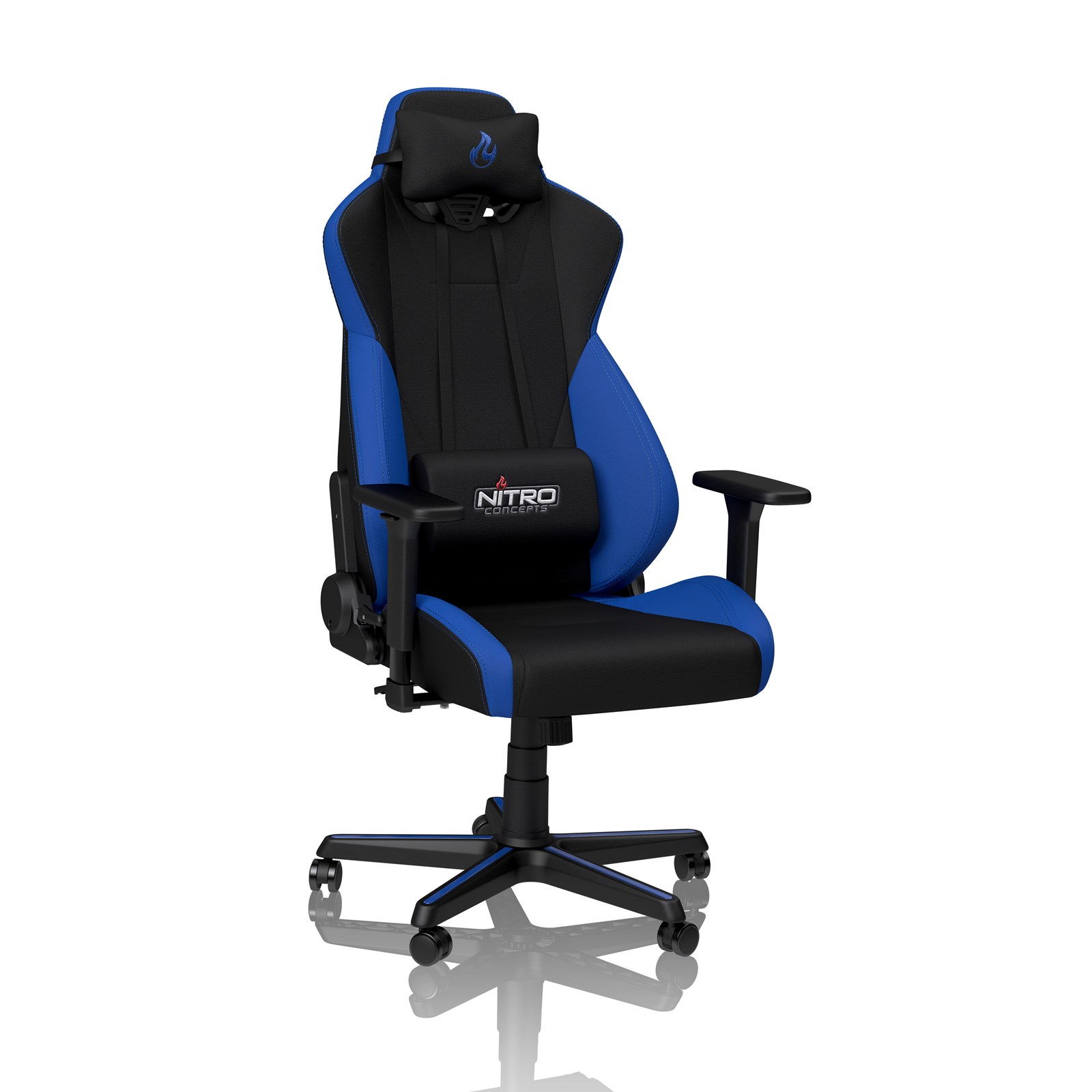 Nitro Concepts S300 Fabric Gaming Chair Galactic Blue Nc S300 Uk Ccl Computers
