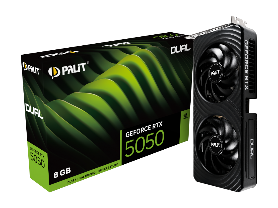 Palit GeForce RTX 5050 Dual 8GB GDDR6 Graphics Card