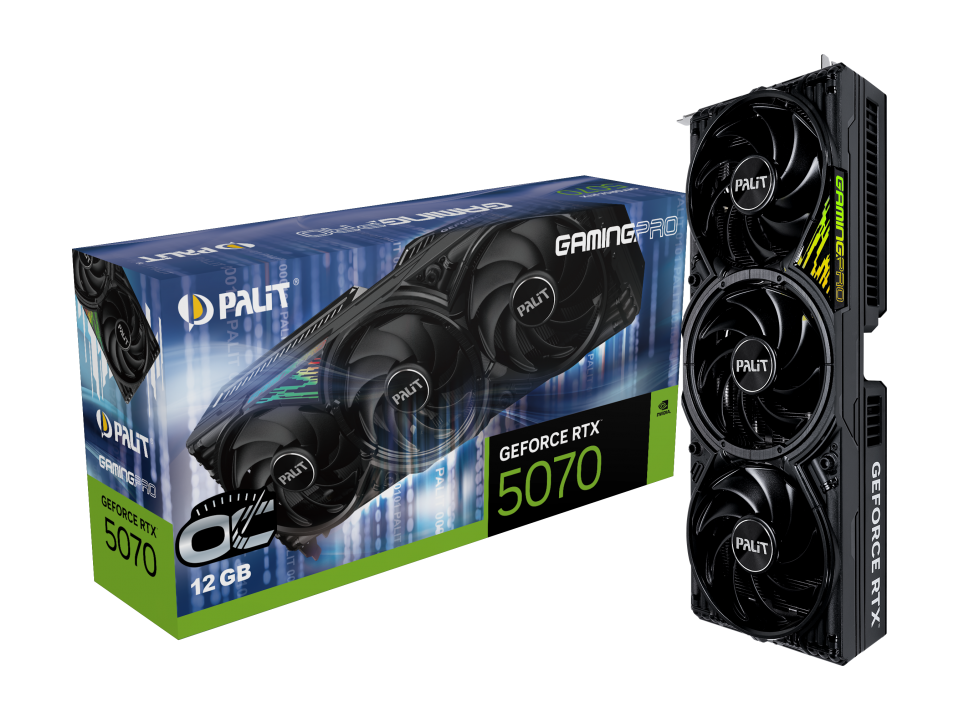 Palit Geforce Rtx 5070 Gamingpro Oc 12Gb Gddr7 Graphics Card Size 4.0