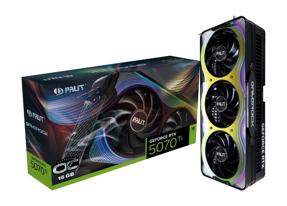 Palit GeForce RTX 5070 Ti GameRock OC 16GB GPU