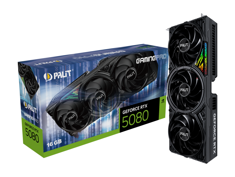 Palit Geforce Rtx 5080 Gamingpro 16Gb Gddr7 Graphics Card Large