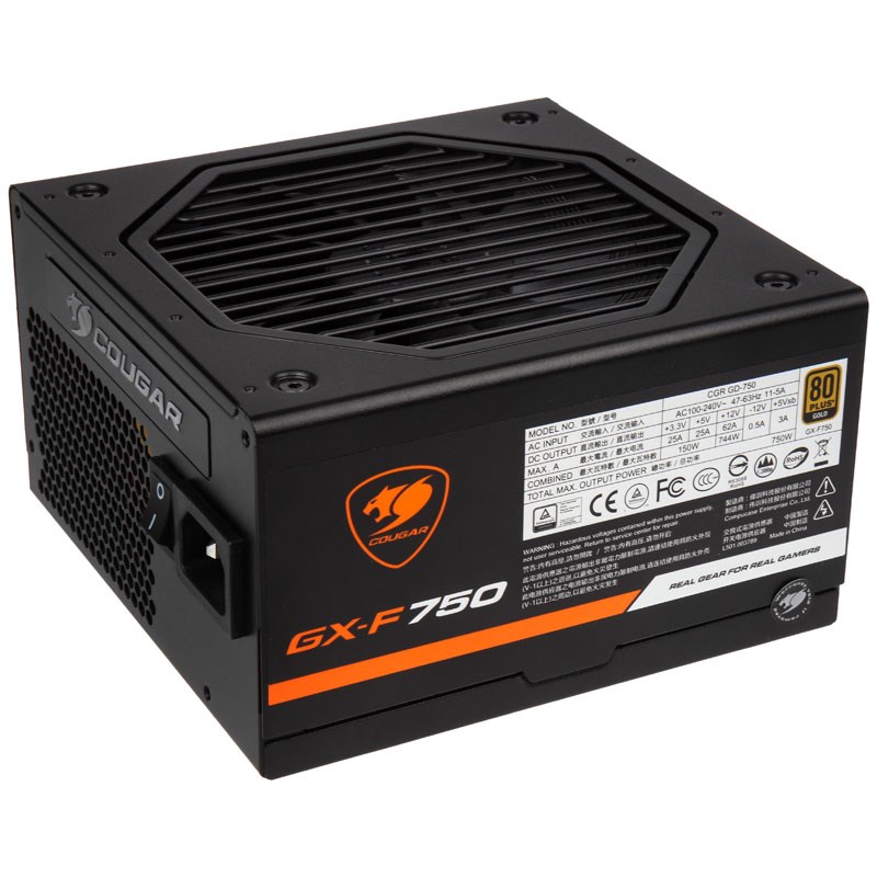 Cougar GX-F 750W Modular 80+ Gold PSU - 31TP075.0003 | CCL Computers