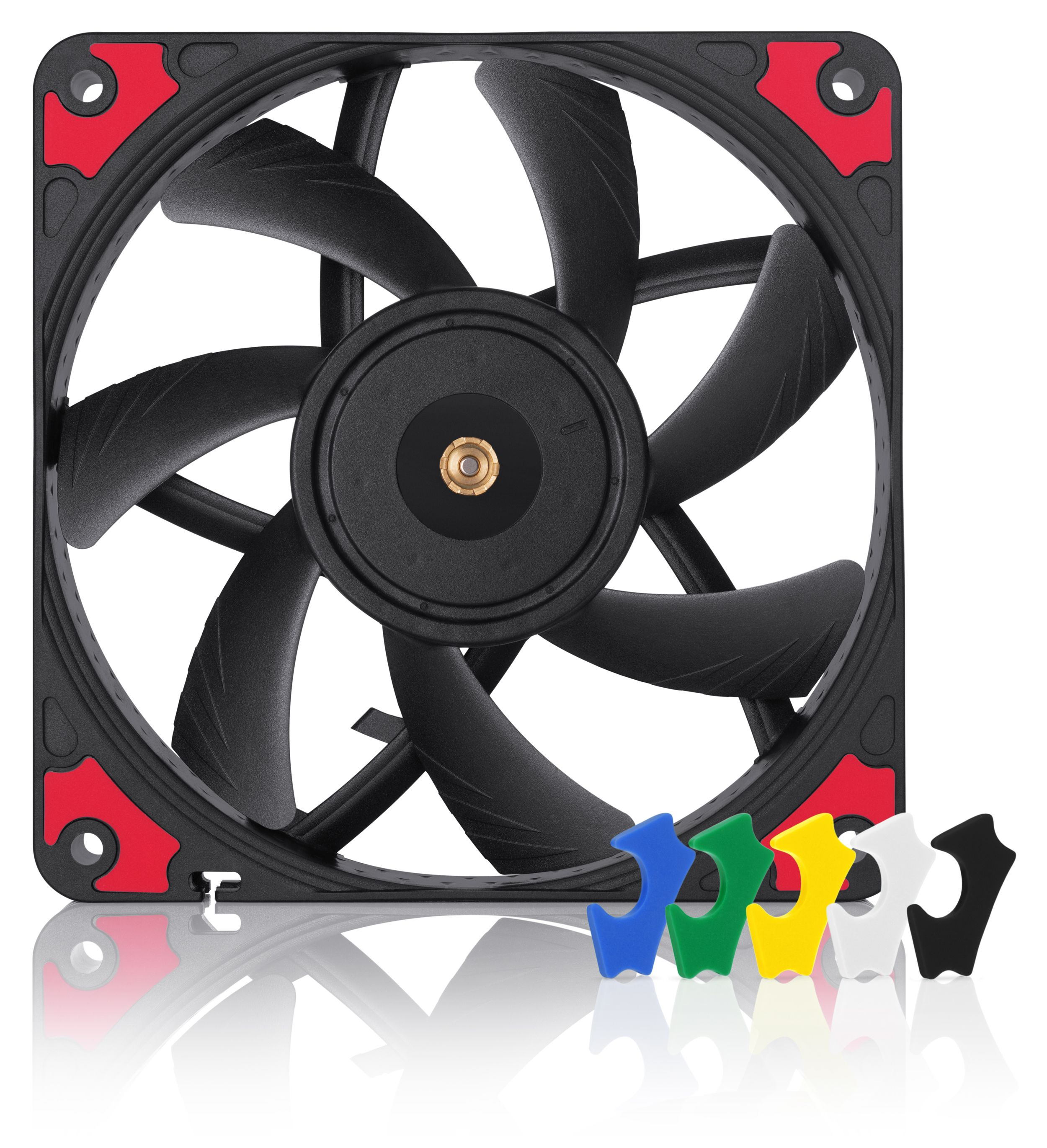 Noctua Black Nf-A12x15 Pwm Chromax..Swap 120Mm Chassis Fan In