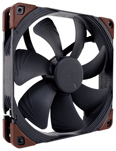 Noctua NF-A14 INDUSTRIALPPC-2000 Computer case Fan 14 cm Black. Brown