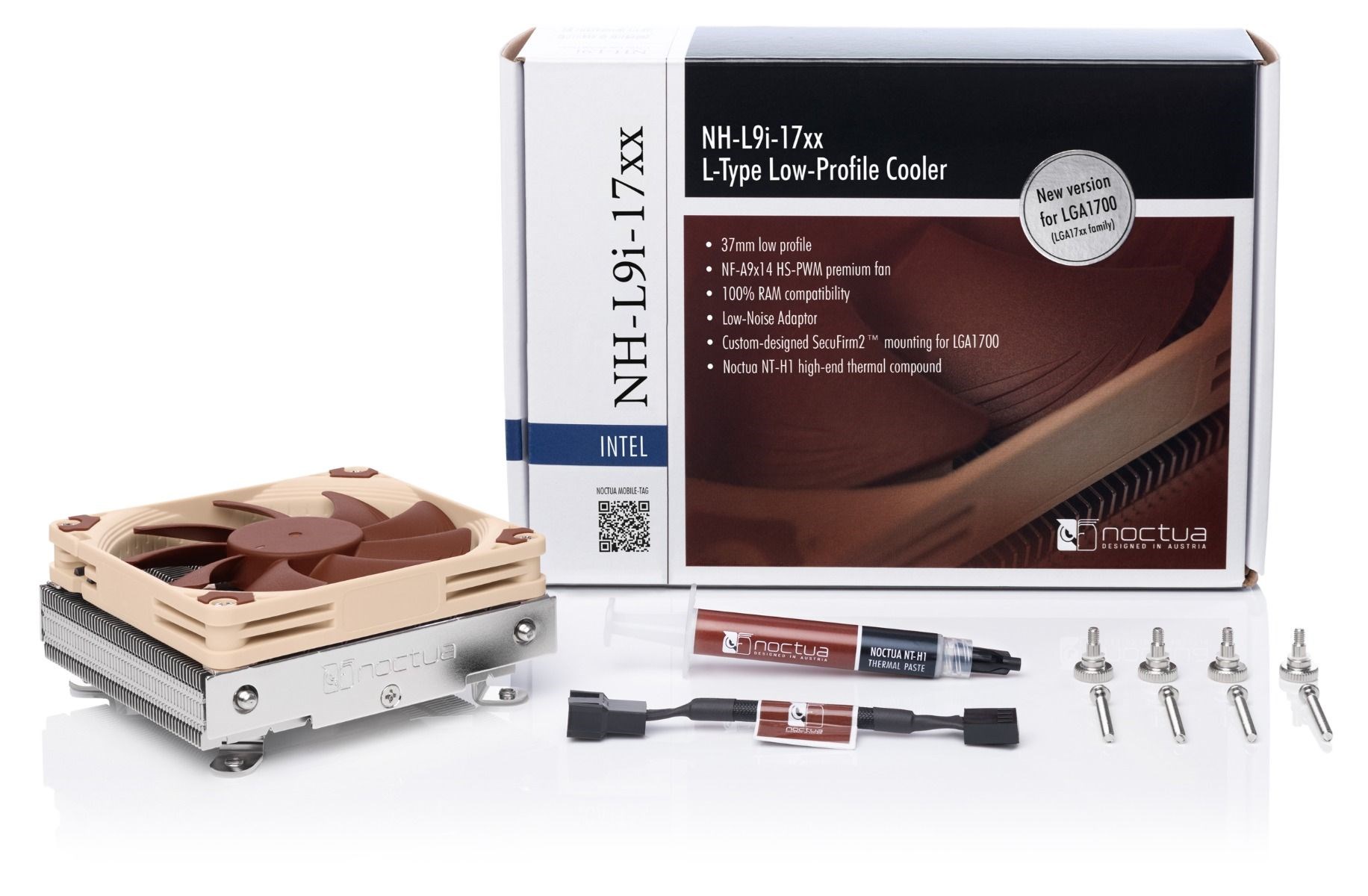 新品未使用　noctua NH-L9i-17xx CPUファン CPUクーラー 92mmファン [LGA1851⁄1700] NH-L9i-17xx