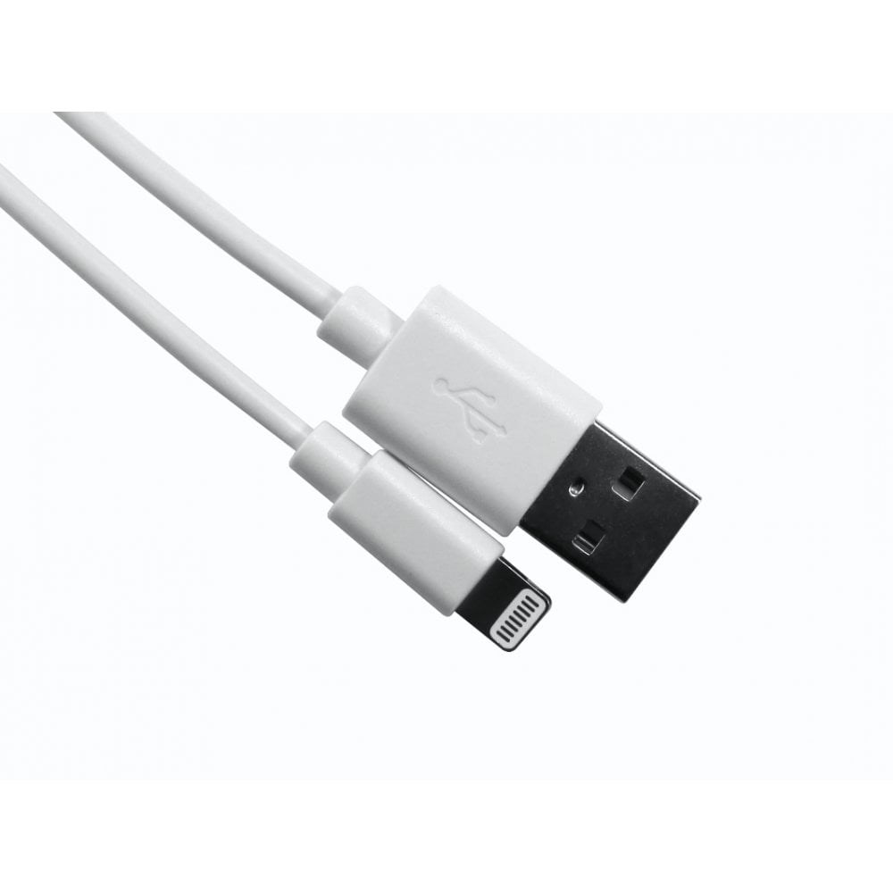 Photos - Cable (video, audio, USB) Cables Direct NEWlink 2m USB 2.0 Male to Lightning Cable, MFI Certified, in White NLMOB 